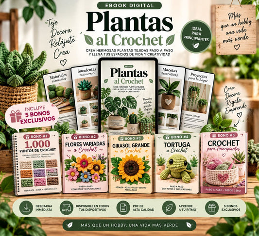 Plantas al Crochet